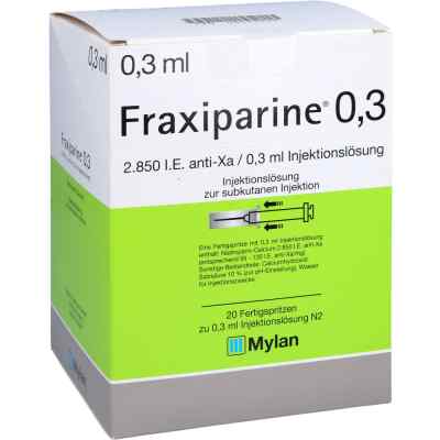 Fraxiparine 0,3 ml Injektionslösg. i.e.Fertigspr. 20X0.3 ml von Viatris Healthcare GmbH PZN 06562839