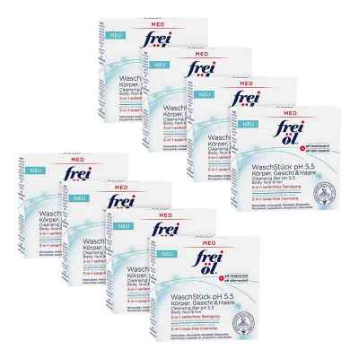 Frei öl Waschstück Ph 5,5 Körper Gesicht Haare 8x90 g von Apotheker Walter Bouhon GmbH PZN 08104651