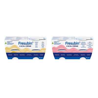Fresubin 2 Kcal Creme Vanille + Walderdbeere | Aufbaunahrung 8x125 g von Fresenius Kabi Deutschland GmbH PZN 08107235