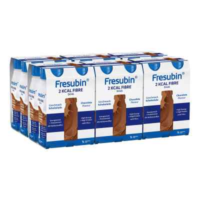 Fresubin 2 kcal Fibre Trinknahrung Schokolade | Aufbaukost 6x4x200 ml von Fresenius Kabi Deutschland GmbH PZN 08100384