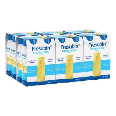 Fresubin Energy Fibre Drink Banane Trinkflasche 6x4x200 ml von Fresenius Kabi Deutschland GmbH PZN 08101698