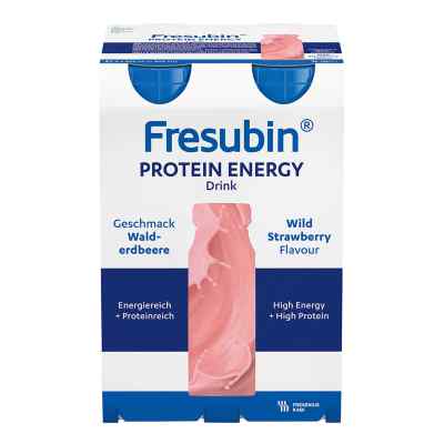 Fresubin Protein Energy Trinknahrung Walderdbeere mit Eiweiß 4X200 ml von Fresenius Kabi Deutschland GmbH PZN 06698728