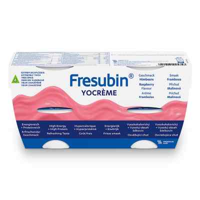 Fresubin Yocreme Himbeere 4X125 g von Fresenius Kabi Deutschland GmbH PZN 09510091