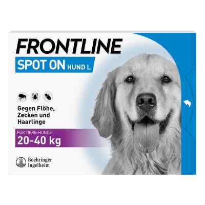 Frontline Spot On Hund L (20-40 kg) gegen Zecken, Flöhe, Haarlin 6 stk von Boehringer Ingelheim VETMEDICA G PZN 02246403