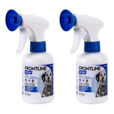 Frontline Spray gegen Zecken und Flöhe für Hunde und Katzen 2x250 ml von Boehringer Ingelheim VETMEDICA G PZN 08102573