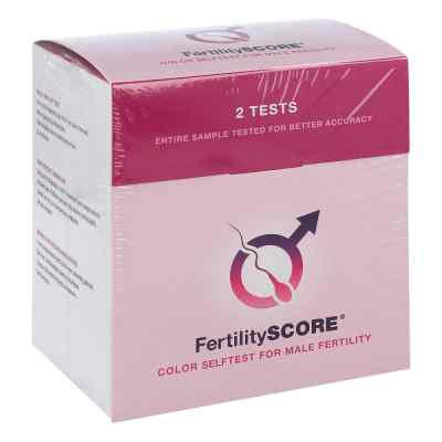 Fruchtbarkeitstest für Männer Fertilityscore Test 2 stk von IMP GmbH International Medical P PZN 10135824