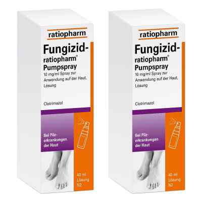 Fungizid-ratiopharm Pumpspray 2x40 ml von ratiopharm GmbH PZN 08104213
