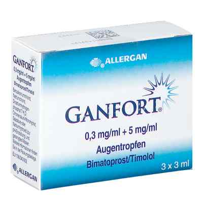 GANFORT 0,3mg/ml + 5mg/ml 3X3 ml von AbbVie Deutschland GmbH & Co. KG PZN 06954019