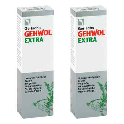 Gehwol Fußcreme Extra 2x75 ml von Eduard Gerlach GmbH PZN 08105187