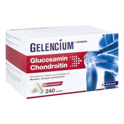 GELENCIUM Glucosamin Chondroitin hochdos. Vit C 240 stk von Heilpflanzenwohl GmbH PZN 19360273