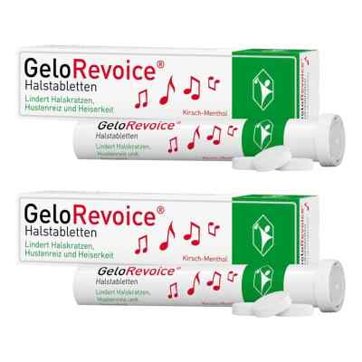 GeloRevoice Halstabletten Kirsch-Menthol Lutschtabletten 2x20 stk von G. Pohl-Boskamp GmbH & Co. KG PZN 08104720