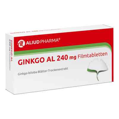 Ginkgo AL 240 mg Filmtabletten bei leichter Demenz 30 stk von ALIUD Pharma GmbH PZN 11287677