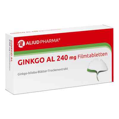 Ginkgo AL 240 mg Filmtabletten bei leichter Demenz 60 stk von ALIUD Pharma GmbH PZN 11287683