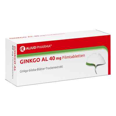 Ginkgo AL 40 mg Filmtabletten bei leichter Demenz 60 stk von ALIUD Pharma GmbH PZN 06565074