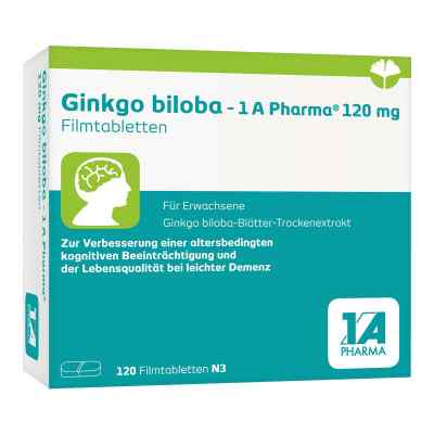 Ginkgo biloba - 1 A Pharma® 120 mg Filmtabletten