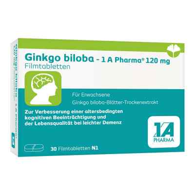 Ginkgo biloba - 1 A Pharma® 120 mg Filmtabletten 30 stk von 1 A Pharma GmbH PZN 17534786