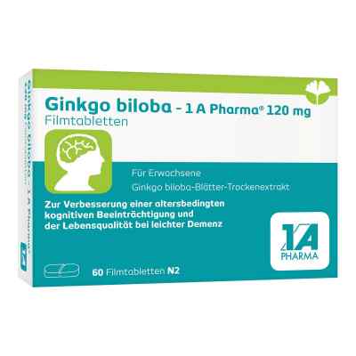 Ginkgo biloba - 1 A Pharma® 120 mg Filmtabletten 60 stk von 1 A Pharma GmbH PZN 17534792