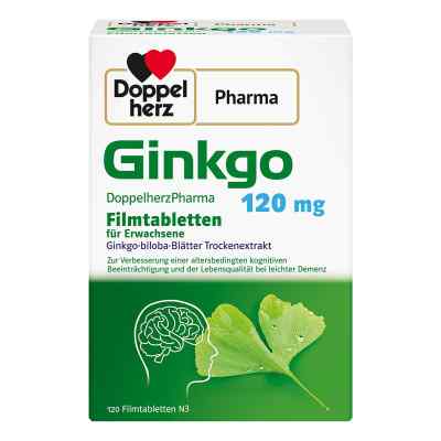 Ginkgo Doppelherzpharma 120 Mg Filmtabletten 120 stk von Queisser Pharma GmbH & Co. KG PZN 18746102