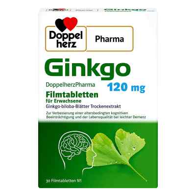Ginkgo Doppelherzpharma 120 Mg Filmtabletten 30 stk von Queisser Pharma GmbH & Co. KG PZN 18746094