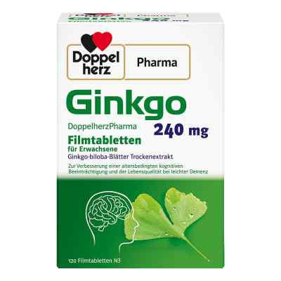 Ginkgo Doppelherzpharma 240 Mg Filmtabletten 120 stk von Queisser Pharma GmbH & Co. KG PZN 18746125