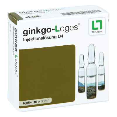Ginkgo-Loges Injektionslösung D4 Ampullen