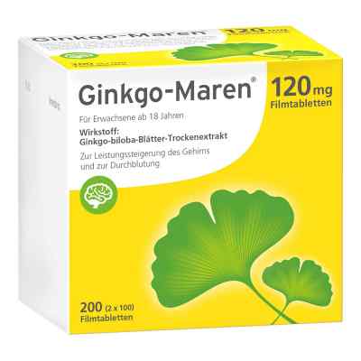 Ginkgo-maren 120 Mg Filmtabletten 200 stk von HERMES Arzneimittel GmbH PZN 17450865