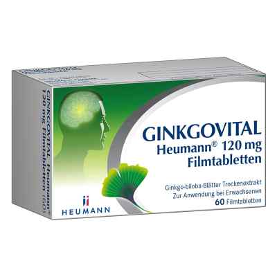 GINKGOVITAL Heumann 120 mg Filmtabletten 60 stk von HEUMANN PHARMA GmbH & Co. Generica KG PZN 11526231