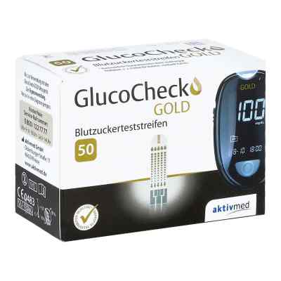 Gluco Check Gold Blutzuckerteststreifen 50 stk von Aktivmed GmbH PZN 11864933
