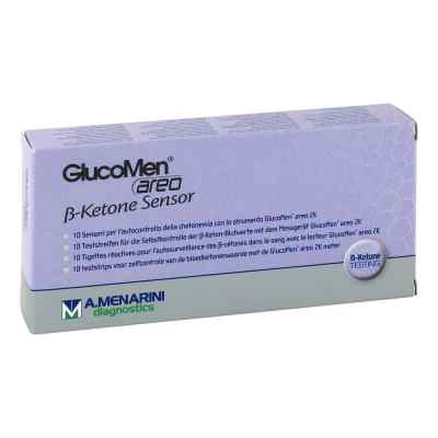 Glucomen areo 2k ss-Ketone Sensor Teststreifen 10 stk von BERLIN-CHEMIE AG PZN 13710424
