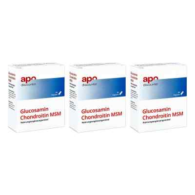 Glucosamin Chondroitin Msm Kapseln 3x60 stk von VIS-VITALIS GMBH PZN 08102166