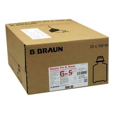 Glucose 5% B.braun Ecoflac Plus 20X100 ml von B. Braun Melsungen AG PZN 03710676