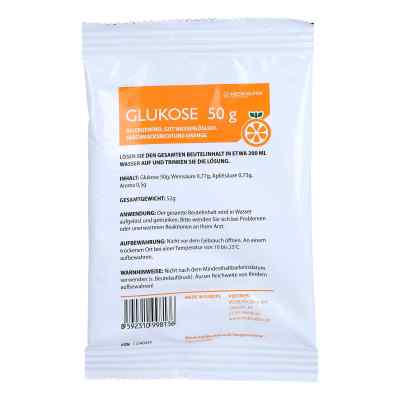 Glukose 50 g Orange Plv.z.her.e.lsg.z.einnehmen 50 g von MEDICALFOX GmbH PZN 11540024