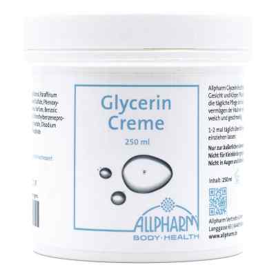 Glycerin Creme Allpharm Premium 250 ml von ALLPHARM Vertriebs GmbH PZN 19543430