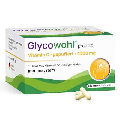 Glycowohl Vitamin C 1000 mg + Quercetin Kapseln vegan 200 stk von Heilpflanzenwohl GmbH PZN 19518047