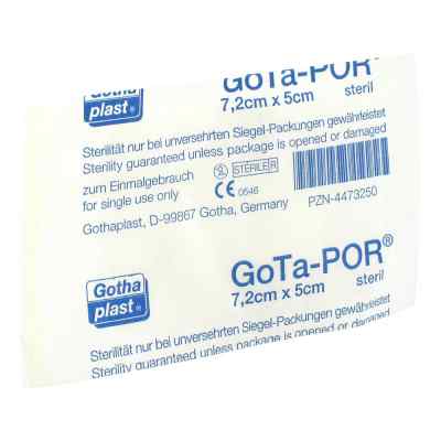 Gota-por Wundpflaster 5x7,2 cm steril 1 stk von Gothaplast GmbH PZN 04473250