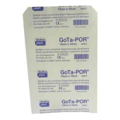 Gota-por Wundpflaster steril 100x150 mm 1 stk von Gothaplast GmbH PZN 04473646