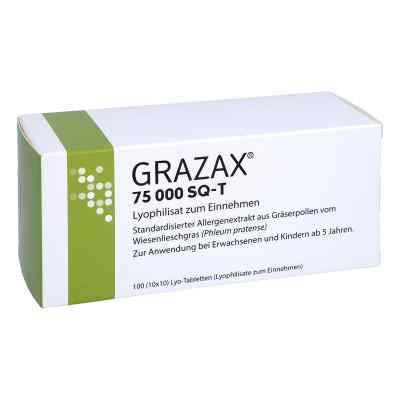 Grazax 75.000 Sq-t Lyo-tabl.lyophili.z.einnehmen 100 stk von CC Pharma GmbH PZN 11093447