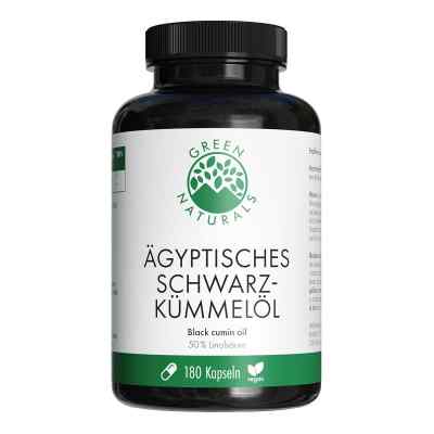 Green Naturals ägyptisches Schwarzkümmelöl Kapseln 180 stk von Heilpflanzenwohl GmbH PZN 19403338