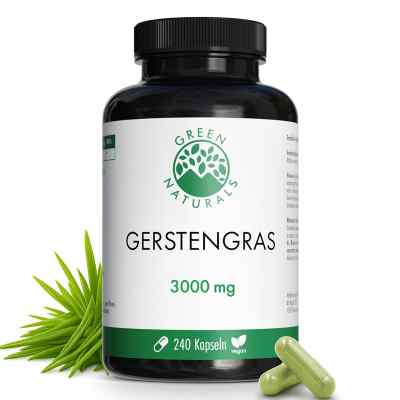 Green Naturals® Gerstengras 3000 mg Kapseln vegan