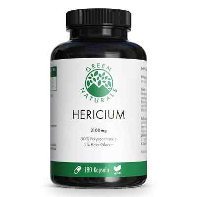 GREEN NATURALS Lions Mane Hericium 2100mg Veg.kps. 180 stk von Heilpflanzenwohl GmbH PZN 19107491
