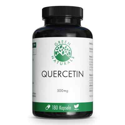 GREEN NATURALS Quercetin 500 mg hochdosiert vegan 180 stk von Heilpflanzenwohl GmbH PZN 18099134