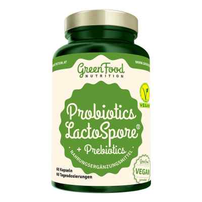 GreenFood Nutrition Probiotika Lactospore® + Prebiotics 60 stk von  PZN 08106585