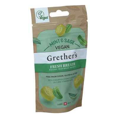 Grethers Vegan Fresh Breath Mint & Sage Pastillen 45 g von Hager Pharma GmbH PZN 18727375