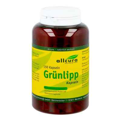 Grünlipp Muschel Kapseln 150 stk von allcura Naturheilmittel GmbH PZN 04020672