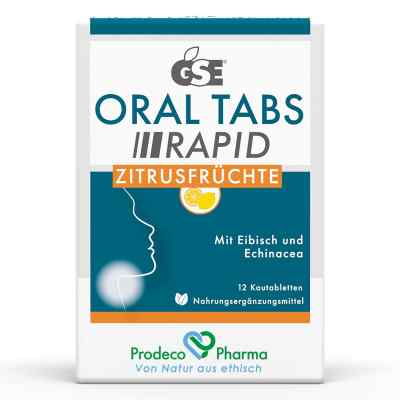 GSE Oral Tabs Rapid Zitrusfrüchte Lutschtabletten 12 stk von Prodeco Pharma Deutschland GmbH PZN 19743063