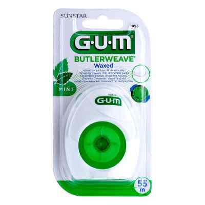 GUM Butlerweave Waxed Zahnseide Mint 1 stk von Sunstar Deutschland GmbH PZN 11348166