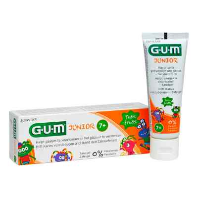 GUM Junior Zahngel Tutti-frutti 7-12 Jahre 50 ml von Sunstar Deutschland GmbH PZN 11347758