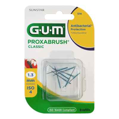 Gum Proxabrush Classic Ersatzbürsten 1,3 Mm 8 stk von Sunstar Deutschland GmbH PZN 11347959