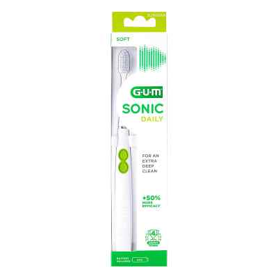 Gum Sonic Daily Schallzahnbürste Weiß 1 stk von Sunstar Deutschland GmbH PZN 16917769