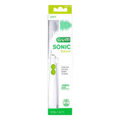 GUM SONIC DAILY Schallzahnbürste weiß 1 stk von Sunstar Deutschland GmbH PZN 16917769